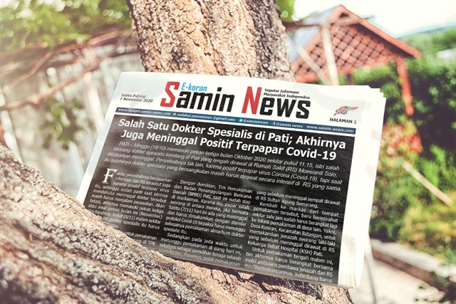 E-Koran Samin News Edisi 07 November 2020