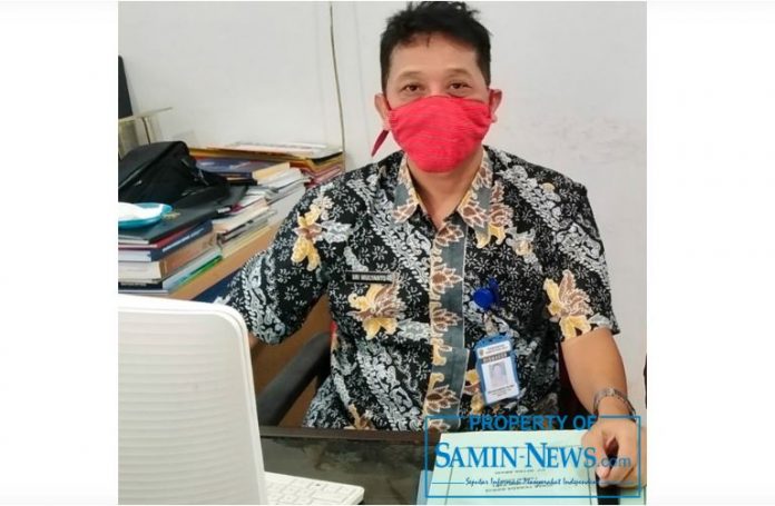 Kepala Bidang Pelatihan dan Penempatan Tenaga Kerja, Sri Mulyanto.