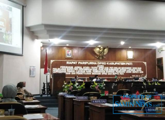 DPRD Pati Gelar Rapat ParipurnaTentang Pencabutan 6 Perda