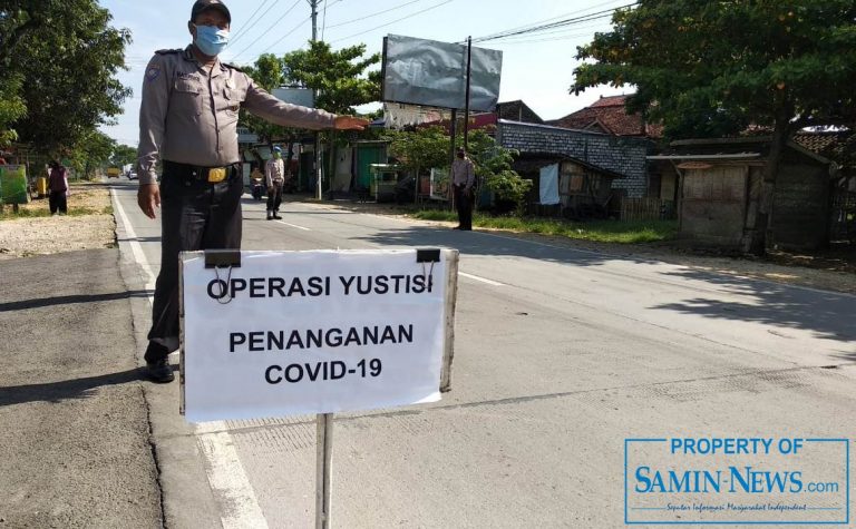 Operasi Yustisi Penanganan Covid-19 Polsek Kayen