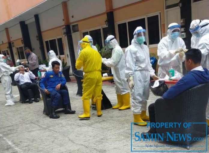 Rapid Tes dan Swab-PCR di kalangan salah satu Organisasi Perangkat Daerah (OPD) di Pati.