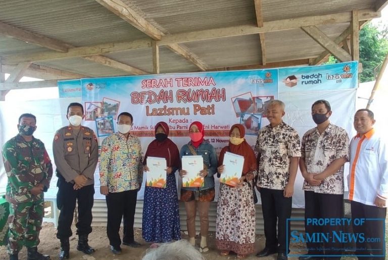 Lazismu Pati Wujudkan Rumah Layak Huni bagi Tiga Keluarga di Desa Muktiharjo