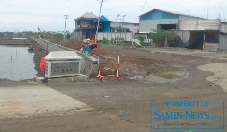 Mencegah Terjadinya Hal Krusial di Ujung Jembatan Ruas Jalan ke Kolam Tambat Kapal