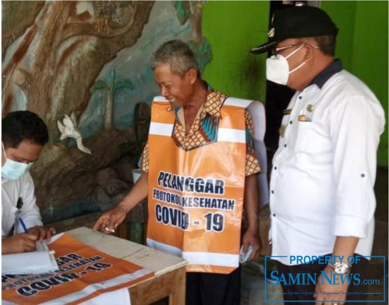 Operasi Yustisi; Camat Gembong Fasilitasi Rapid Test Pelanggar