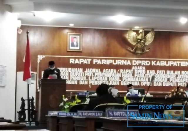 Pansus II DPRD Pati Laporkan Hasil Pembahasan Raperda Pengelolaan Keuangan Daerah