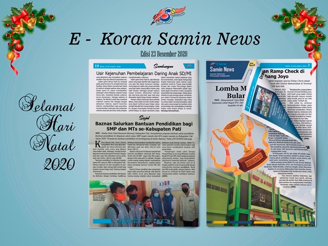 E-Koran Samin News Edisi 23 Desember 2020