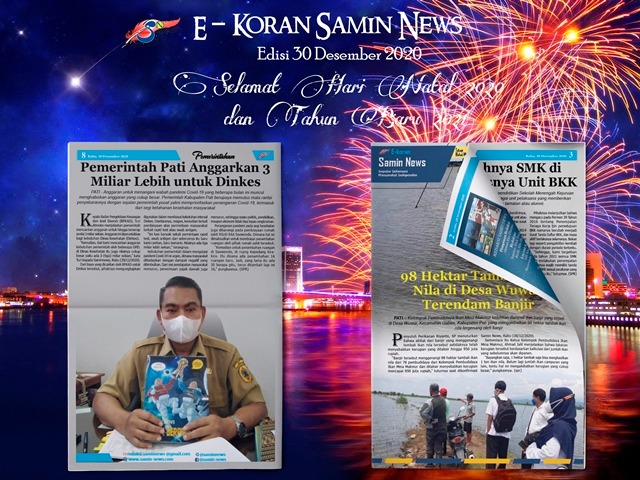 E-Koran Samin News Edisi 30 Desember 2020