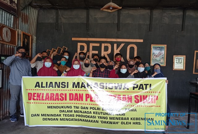 Aliansi Mahasiswa Pati Tolak Ceramah Provokatif HRS