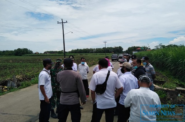 Bahu Jalan Masuk Desa Payang Dilarang Dirikan Bangunan