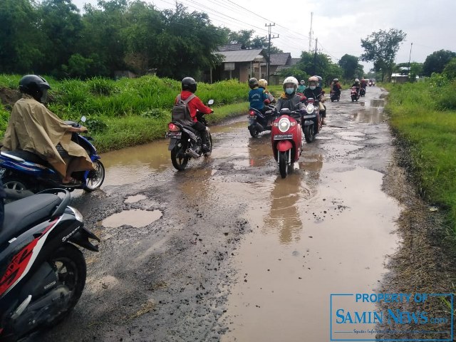 Jalan Pati-Gabus Rusak Parah, Diminta Segera Diaspal