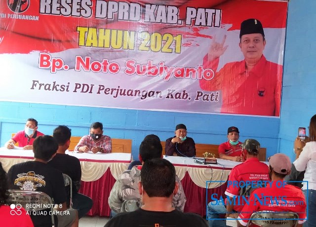 Temui Konstituen, Noto Subiyanto Gelar Reses Pertama di Tahun 2021