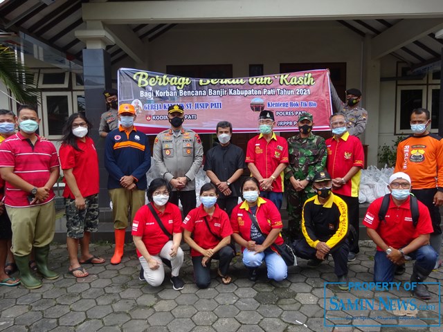 Sinergi Berbagi: Gereja Katolik Santo Yusuf, Kelenteng Hok Tik Bio,  Gusdurian, TNI dan Polri