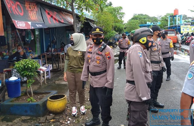 Dishub Bersama Polsek dan Koramil Pati Gerak Cepat Lakukan Sosialisasi Gerakan Jateng di Rumah Saja