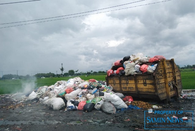 Belum Genap Seminggu Dibersihkan, Sampah di Pinggir Jalan Jetak-Guyangan Kembali Berceceran