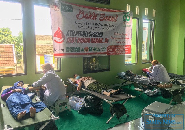 IPNU IPPNU Margoyoso Selenggarakan Donor Darah