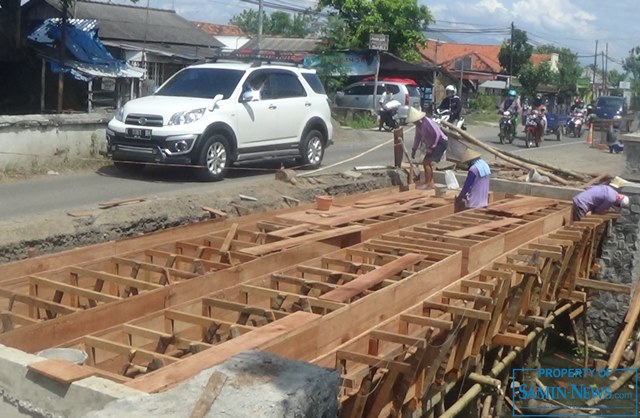 Jembatan Kembar di Juwana yang Ambrol Tuntas Akhir Bulan Depan