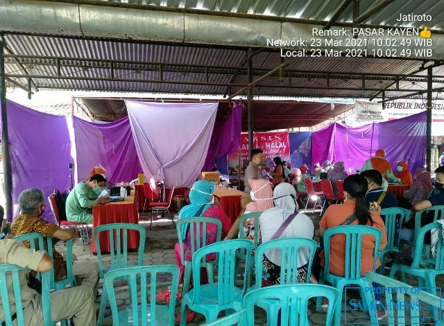 Hari Ini 500 Pedagang di Pasar Daerah Selesai Divaksinasi