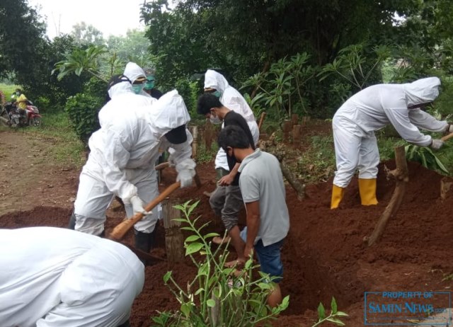 Pemakaman Jenazah Protokol Covid-19 Ganti Berlangsung di Pati Utara