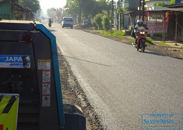 Segmen I Ruas Jakenan-Jaken Selesai Diperkuat dengan AC-BC