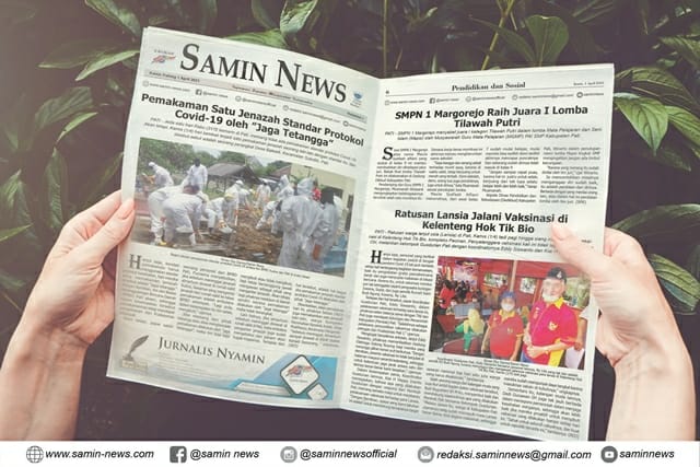 E-Koran Samin News Edisi 1 April 2021