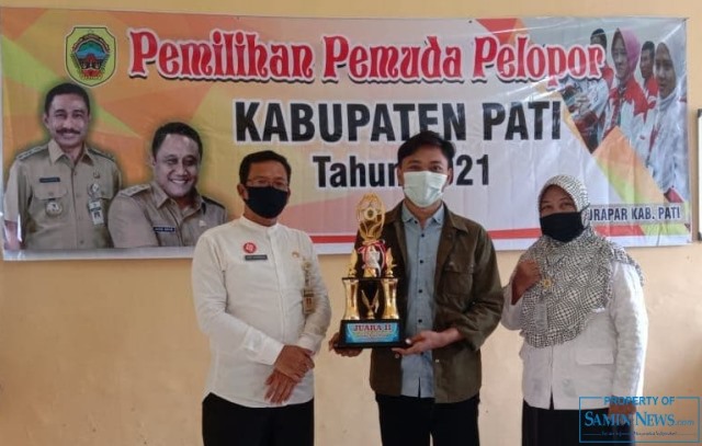 Angkat Konco Sinau, Dapatkan Perhargaan Pemuda Pelopor Kabupaten Pati 2021