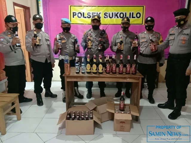 Polsek Sukolilo Kembali Gasak Penjual Miras