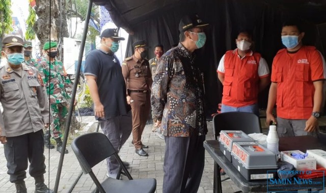 Hari Pertama Penyekatan di Rembang, 13 Bus Dipaksa Putar Balik