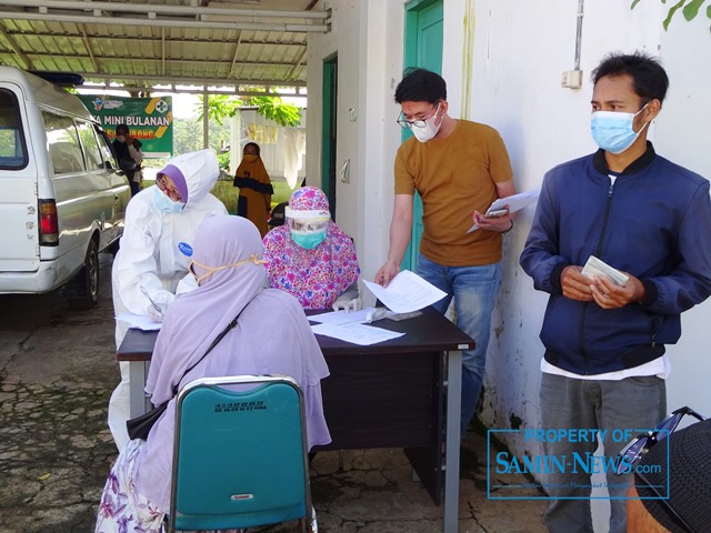 Tracking Warga Punya Kontak Dekat dengan Personel Kesehatan Puskesmas Gembong yang Positif Terpapar