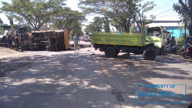 Kecelakaan Dua Truk di Juwana, Satu Orang Meninggal Dunia