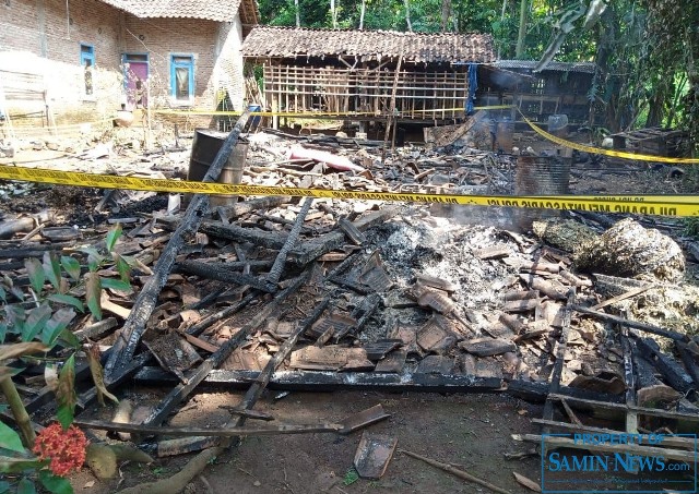 Kapolsek Cluwak Sebut Kebakaran di Sumur Disebabkan Puntung Rokok