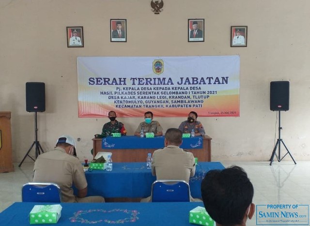 Kecamatan Trangkil Serah Terima Jabatan Kepala Desa