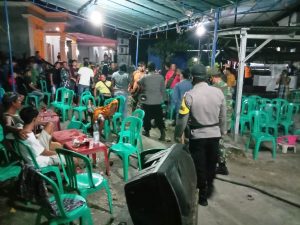 Suasana pembubaran hiburan orgen tunggal