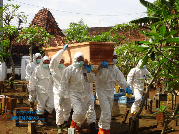 Kemarin Jenazah yang Dimakamkan Standar Protokol Covid-19 Sedikit Berkurang