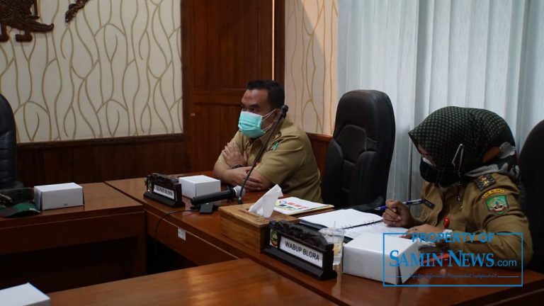 Ikuti Rakor Penanganan Covid-19, Bupati Siap Laksanakan Instruksi Gubernur