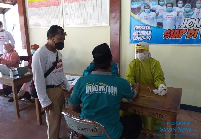 Giliran Vaksinasi Bagi Masyarakat Desa Jontro