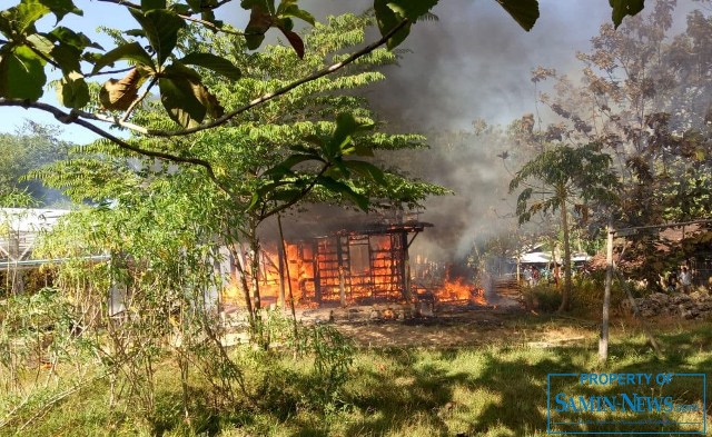 Kebakaran di Karangwotan, Satu Rumah Ludes Dilahap Api