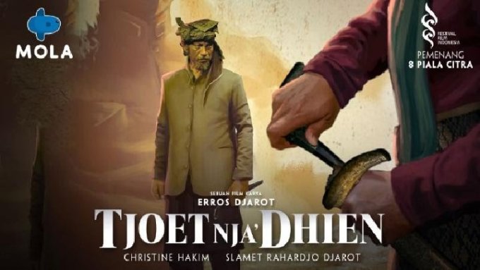Rayakan HUT Ke-76 RI, Film Tjoet Nja’ Dhien Tayang di Mola TV