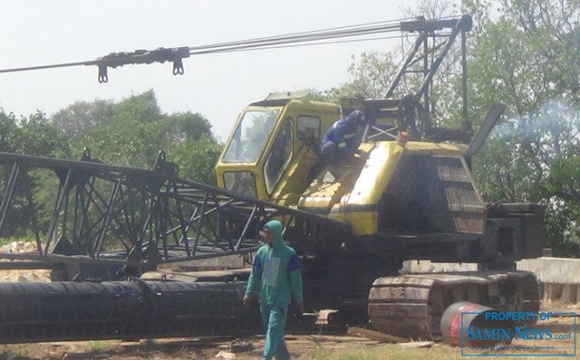 Pemancangan ”Spunpile” Dermaga Kolam Tambat Kapal Tuntas