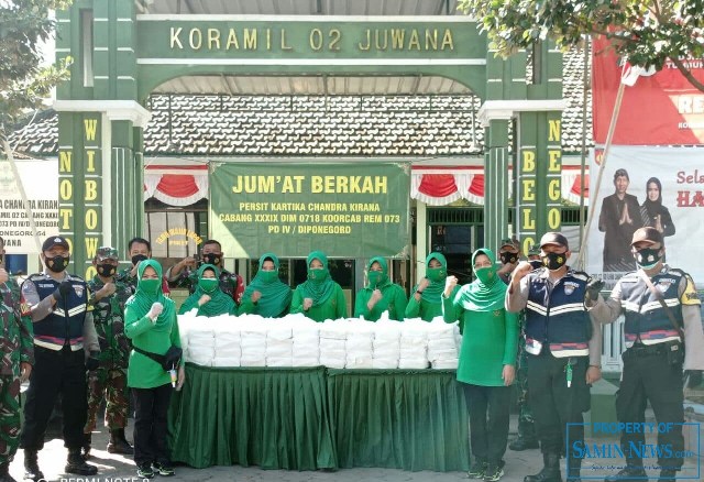 Persit KCK Kodim 0718 Pati Kembali Gelar Kegiatan Sosial di Koramil 02 Juwana