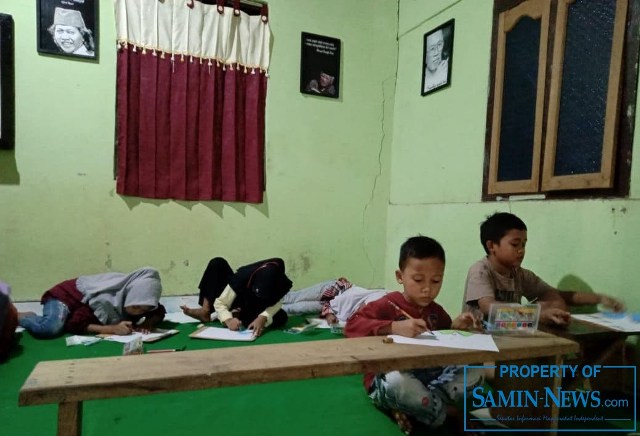 Mahasiswa PPL IAIN Kudus Kolaborasi dengan TBM Omah Buku Adakan Lomba Mewarnai