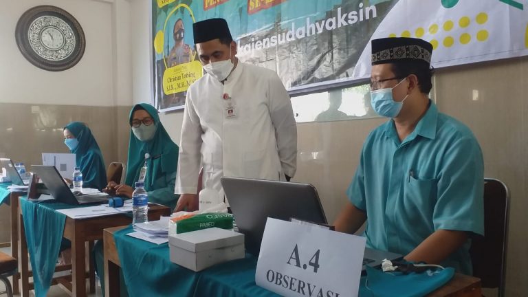 Lima Ribu Santri Kajen Pati Ikuti Vaksinasi Covid-19