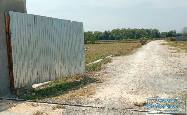 Pintu Samping Halaman Belakang Pasar Kayen yang Dirusak Selesai Diperbaiki