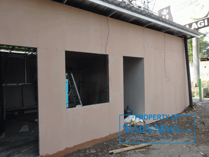Tambahan satu pos pengamanan penutupan tempat prostitusi di Desa/Kecamatan Margorejo dengan mengambil tempat di bahu jalan raya Nasional Pati-Kudus, dipastikan hari ini tuntas.(Foto:SN/aed)