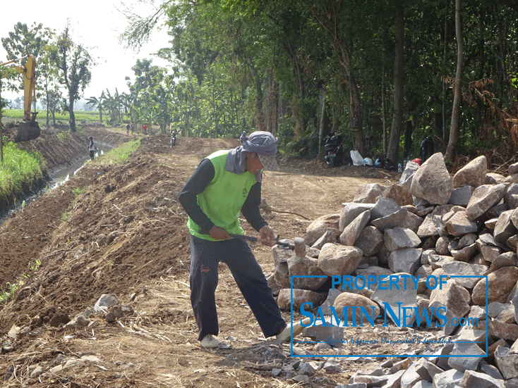 Lagi Paket Pekerjaan Jaringan Irigasi dengan Bantuan Dana ”Loan” Tidak Berpapan Nama