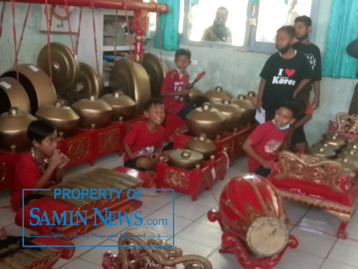 Seni Barongan SD Negeri 02 Sungingwarno, Kecamatan Gabus Masuk dalam Program GSMS