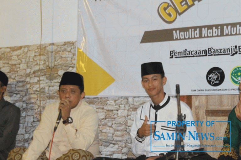 Semarak Gema Sholawat TBM Omah Buku Kosmasari Bersama IPNU-IPPNU di Karangsari