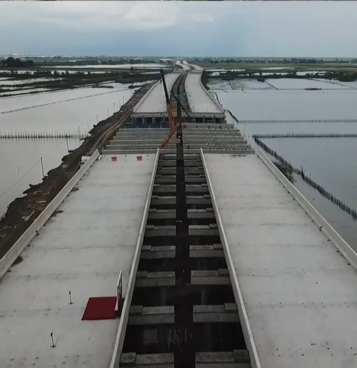 Pembangunan Jalan Tol Semarang-Demak Ditarget Selesai Lebih Awal Dua Bulan