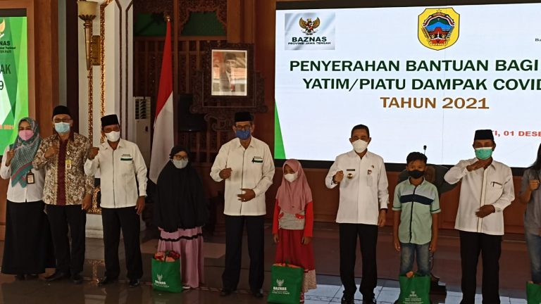 Baznas Salurkan Bantuan kepada 166 Anak Yatim Piatu