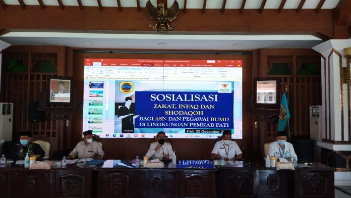 Baznas dan Pemkab Pati berupaya meningkatkan dan menggali potensi zakat profesi, infaq dan sedekah ASN dan pegawai BUMD