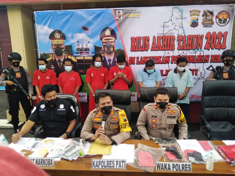 Polres Pati Tangani Ratusan Kasus Sepanjang tahun 2021 termasuk di Antaranya Penipuan CPNS